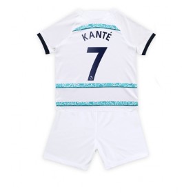 Baby Fußballbekleidung Chelsea Kante #7 Auswärtstrikot 2022-23 Kurzarm (+ kurze hosen)